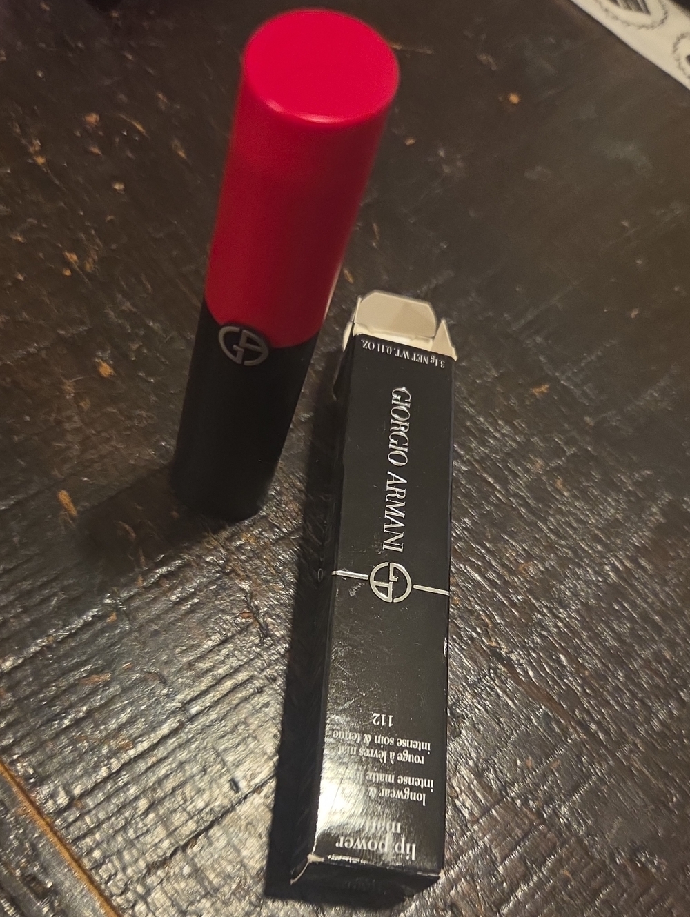 Giorgio Armani Lipstick - Lip Power Matte Stylish 112 NIB